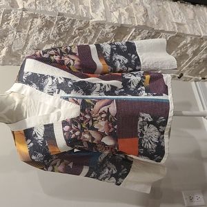 Clover Canyon cotton lined perforated pullover with Drawstring